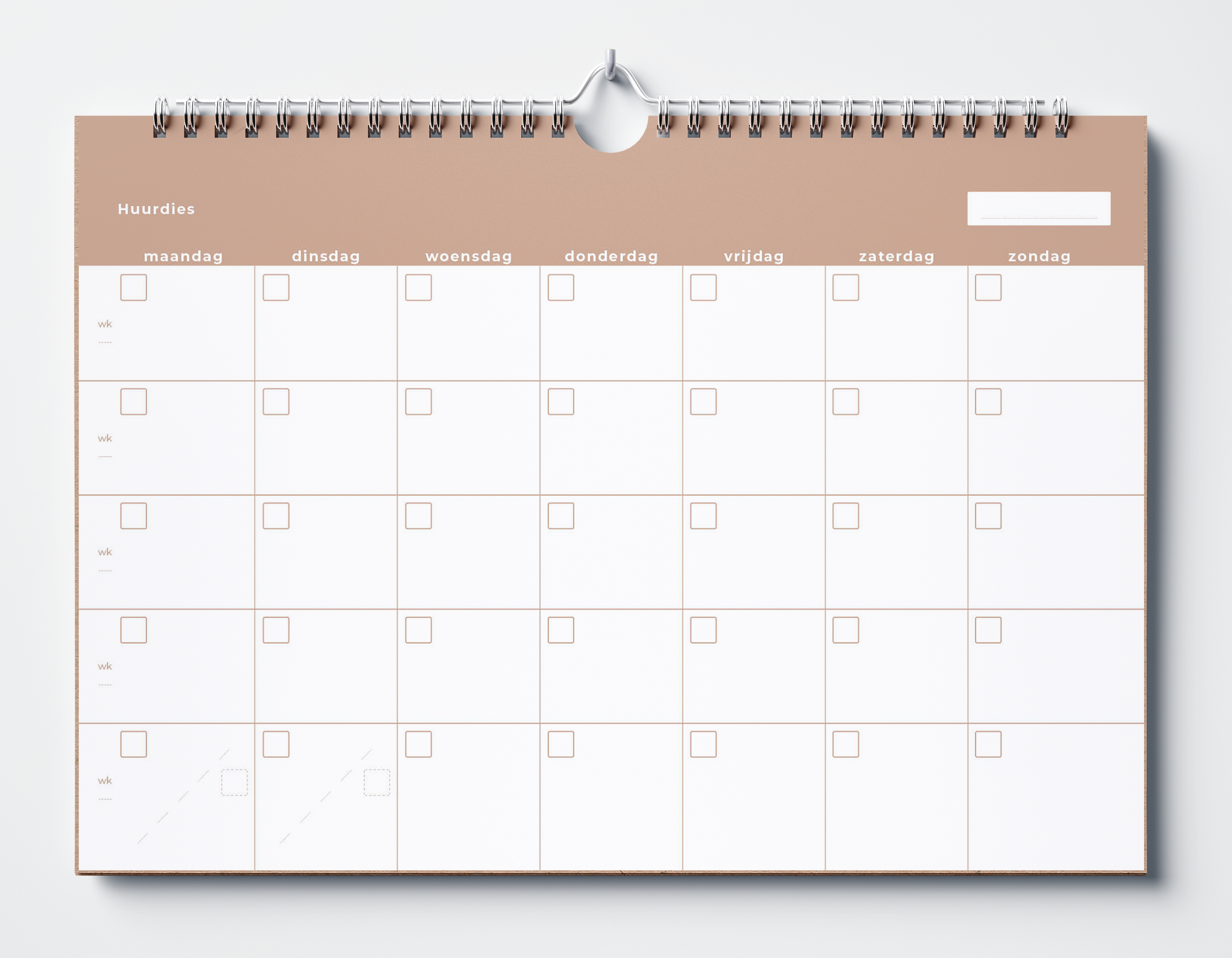 18 maanden kalender - Huurdies
