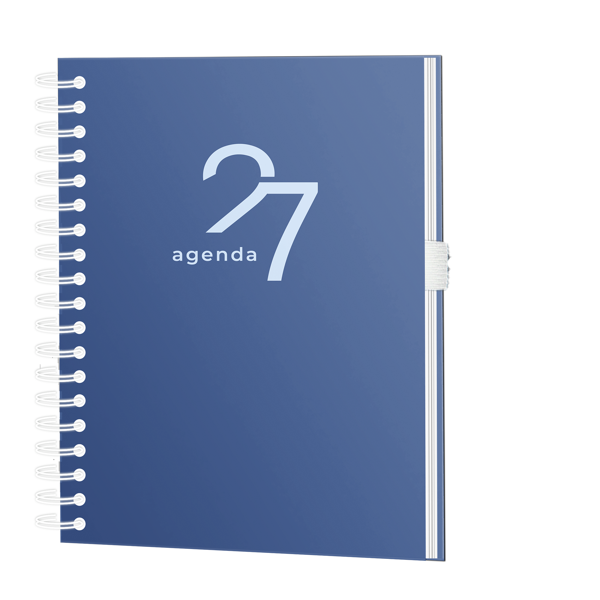 Schoolagenda blauw